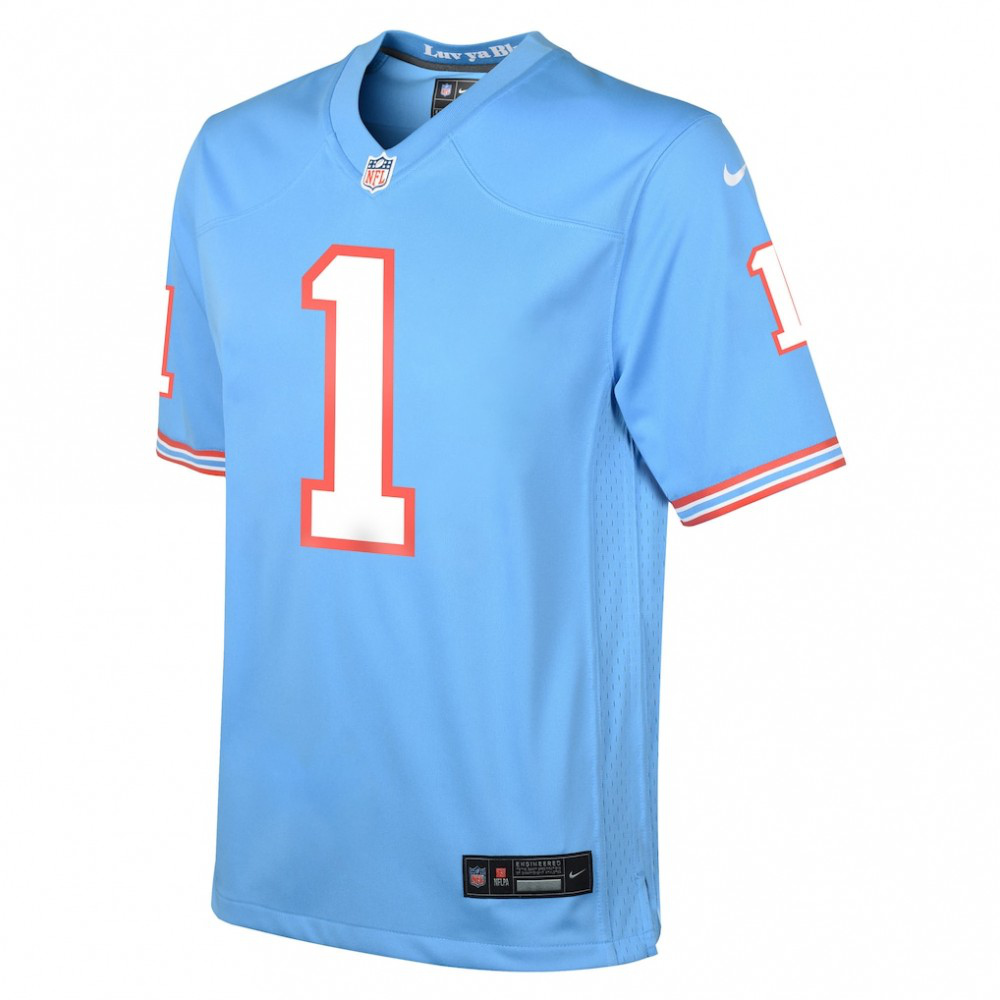 Cameron Ward Tennessee Titans Nike Youth Alternate Game Jersey - Light Blue-GridironStore